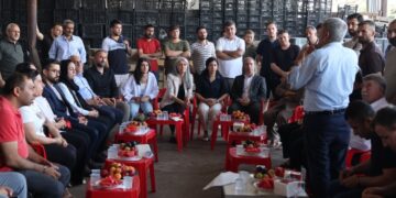 DBP Şirnex’te sahaya indi: Barışın sözünü halklarla kuruyoruz
