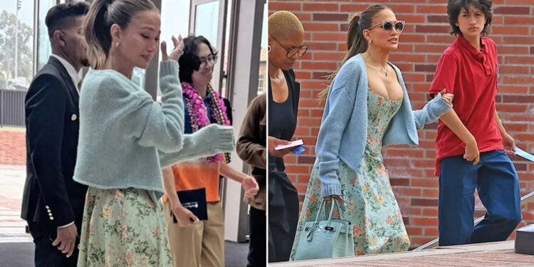 Jennifer Lopez oğlunun mezuniyetinde gözyaşlarını tutamadı: ‘Evden ayrılacaklar’