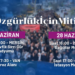 Sanal medyada Özgürlük Mitingi için tag çalışması