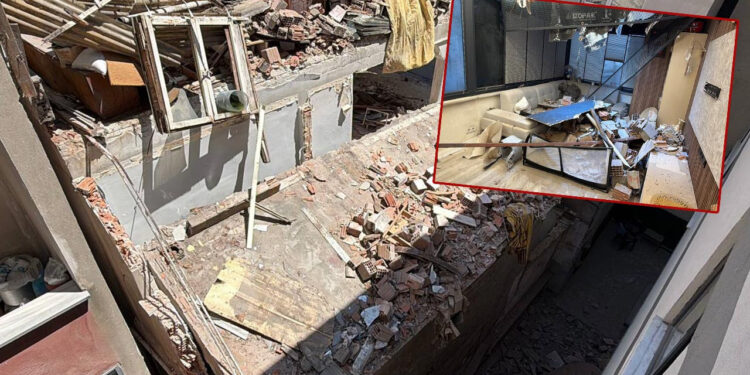 Kentsel Dönüşüme Giren Bina Çöktü: 3 Kişi Enkaz Altında Kaldı