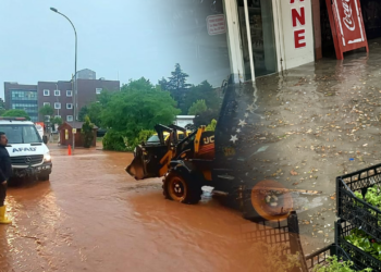 Kırşehir'de Sel Alarmı: Cadde ve İş Yerlerini Su Bastı
