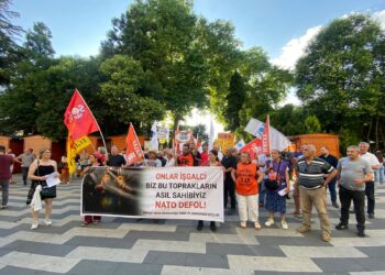 Hopa’da NATO protestosu