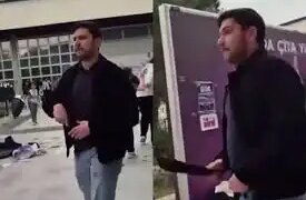 Uzaklaştırma kararı verilmişti: Palalı saldırgan kampüste görüntülendi 