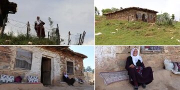 Oğlunun mezarının hasretiyle göçtü: Geriye kurduğu sözleri, fotoları ve tek odalı evi kaldı