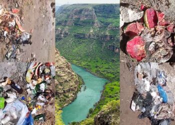 Ziyaretçiler Newala Qoriyê’yi çöplüğe çevirdi