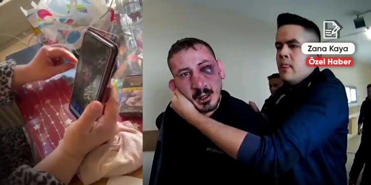 İşkence sonrası kafese kapatılmış