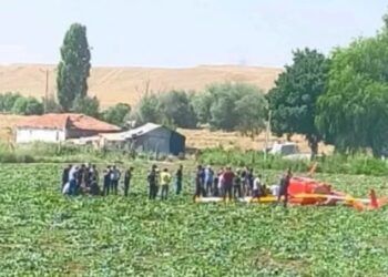 Ankara’da düşen helikopterin pilotu hayatını kaybetti