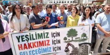 Kayyımın parkı askeri lojmana dönüştürme planına tepki