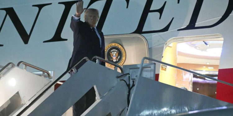 ABD Başkanı Donald Trump Ankara Yolunda