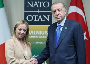 Cumhurbaşkanı Erdoğan, İtalya Başbakanı Meloni'yle Görüştü