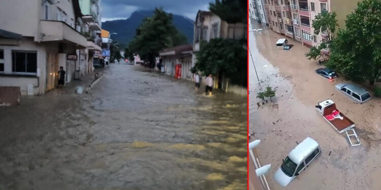 Kastamonu'da Sel ve Su Baskını Alarmı: Onlarca Ev Tahliye Edildi
