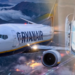 Ryanair Uçağında Korku Dolu Anlar: Motor Parçalandı, Cam Kırıldı