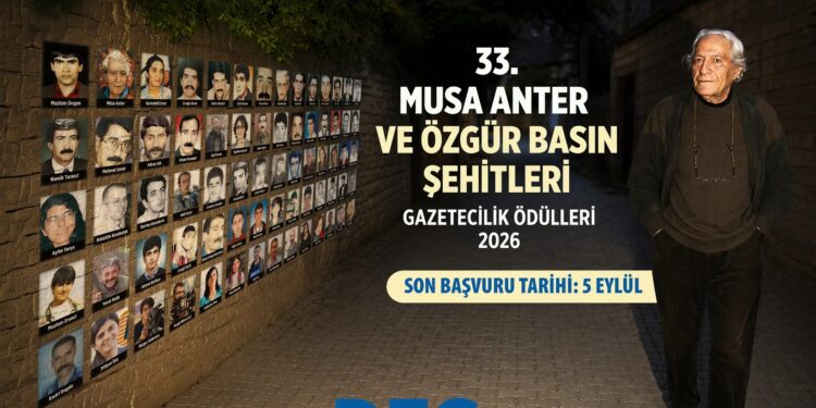33’üncü Musa Anter ve Basın Şehitleri Gazetecilik Ödülleri’ne başvuru çağrısı: Hakikati topluma ulaştıralım
