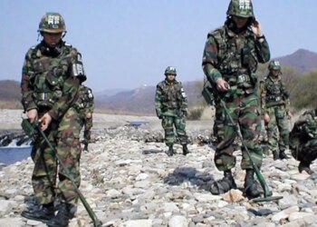 Güney Kore’de yapay zeka destekli ilk mayın temizleme tatbikatı yapıldı