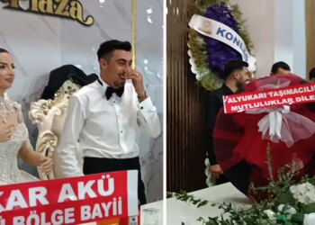 Düğünde film gibi olay: Damada altın yerine ‘araç lastiği’ hediye etti