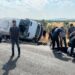 Licê’de minibüs devrildi: 5 kişi yaşamını yitirdi