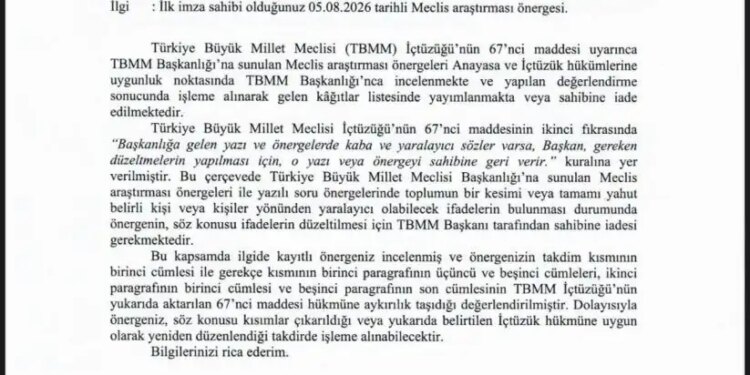 YYÜ’ye dair önerge ‘yaralayıcı’ iddiasıyla reddedildi