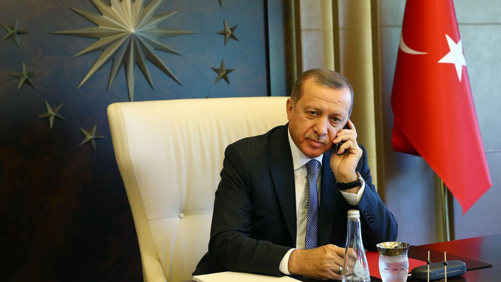 Cumhurbaşkanı Erdoğan'dan Telefon Trafiği