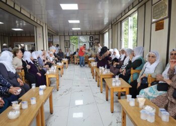 Hamit Gülcan için kurulan taziyeye kitlesel ziyaret