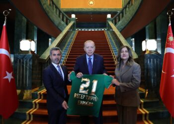 Amedspor Başkanı Nahit Eren, Erdoğan ile görüştü
