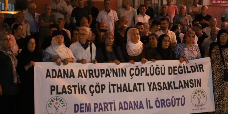 DEM Parti: Adana Avrupa’nın çöp limanı haline geldi