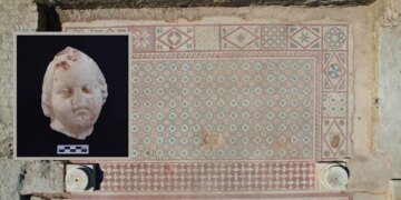 Pompeiopolis’te büyük keşif: 2 bin yıllık Eros başı ve 105 metrekarelik mozaik