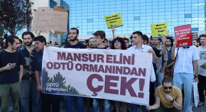ODTÜ’lülerden ‘rant yolu’ projesine tepki
