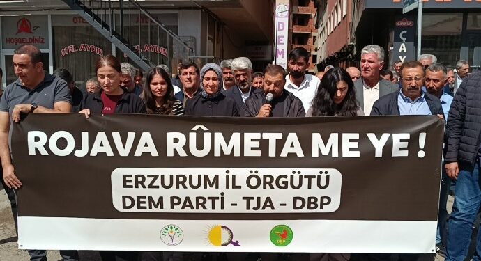 Sîpan Hiznî’nin katledilmesi Erzirom ve Colemêrg’te protesto edildi