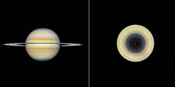 Hubble, Satürn’ün güney kutbunda 10 kenarlı bulut dalgası tespit etti