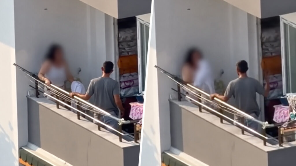 Adana'da Kadına Şiddet: Balkonda Sopayla Darbetti!