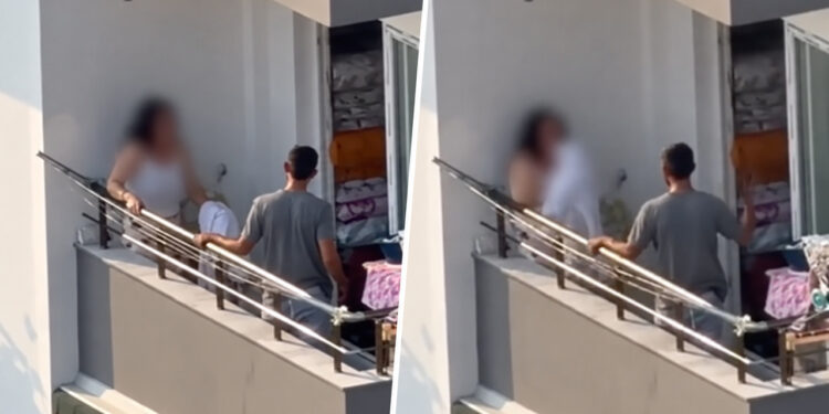 Adana'da Kadına Şiddet: Balkonda Sopayla Darbetti!