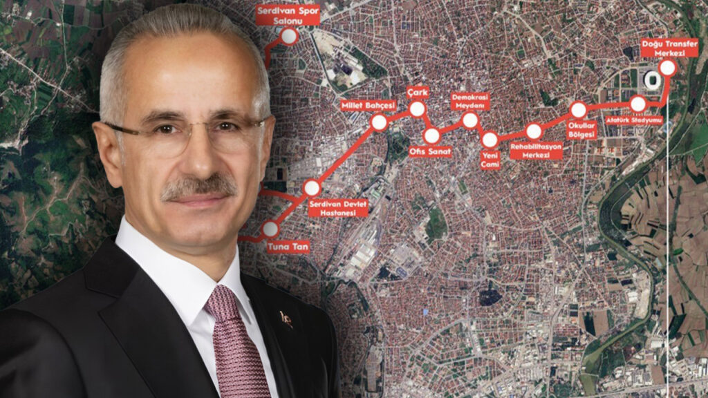 Bakan Uraloğlu Detayları Paylaştı: Adapazarı-Serdivan Tramvay Hattı İçin Geri Sayım Başladı