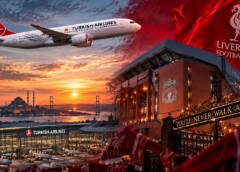 İngiliz Devinin Formasında Türk İmzası: THY’den 17 Yıl Sonra Tarihi Liverpool Hamlesi