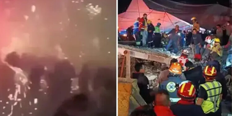 Meksika'da Dini Törende Havai Fişek Faciası! 10 Ölü, 64 Yaralı