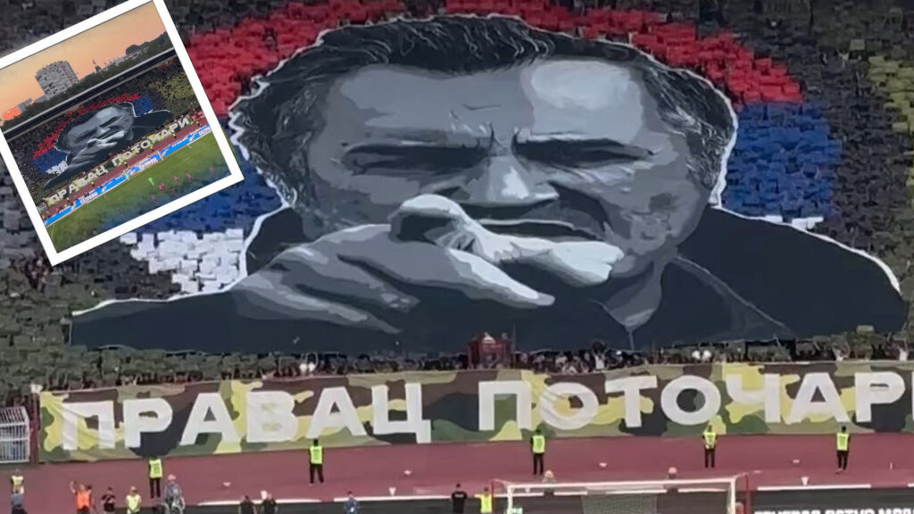 Srebrenitsa Katliamının Sorumlusuydu: Kızılyıldız-Partizan Maçında Skandal Koreografi! 'Bosna Kasabı' Mladiç’i Andılar