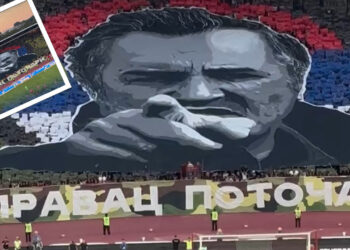 Srebrenitsa Katliamının Sorumlusuydu: Kızılyıldız-Partizan Maçında Skandal Koreografi! 'Bosna Kasabı' Mladiç’i Andılar