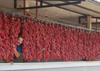 Hatay’da balkonlar kırmızıya büründü! Kilosu 500 TL’den satılıyor