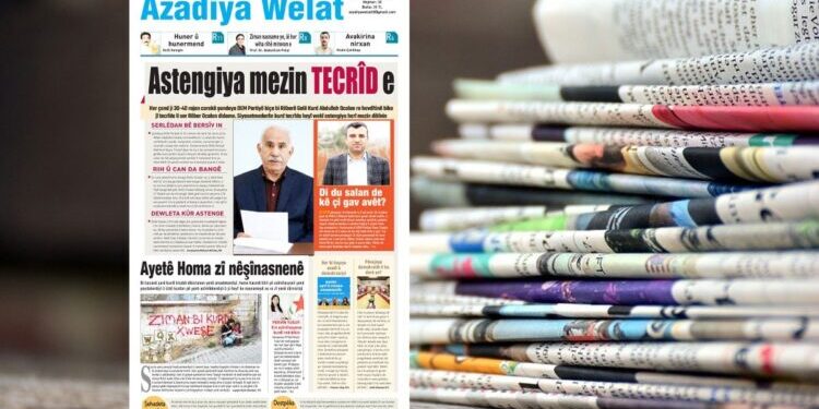 Azadiya Welat ‘En büyük engel tecrittir’ manşetiyle çıktı