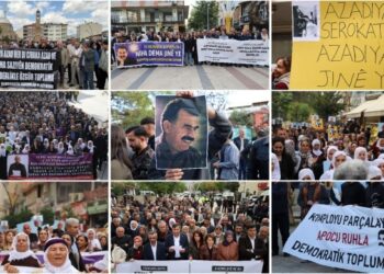 Birçok kentte 9 Ekim protestosu: Abdullah Öcalan’ın barış iradesi komployu boşa düşürdü