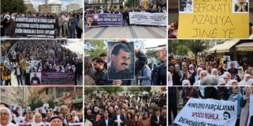 Birçok kentte 9 Ekim protestosu: Abdullah Öcalan’ın barış iradesi komployu boşa düşürdü