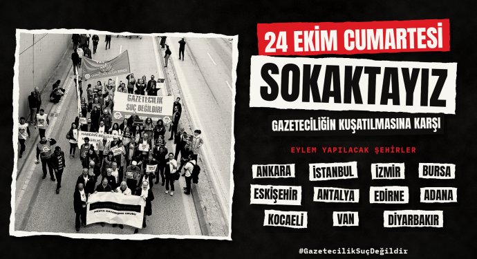 Gazeteciler sansüre karşı 10 ilde sokağa çıkacak