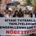 Nuriye ve Devrim için Adalet Bakanlığı önünde çağrı: Görevinizi yapın, hukuksuzluğa göz yummayın