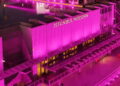 İstanbul Modern pembe ışığa büründü