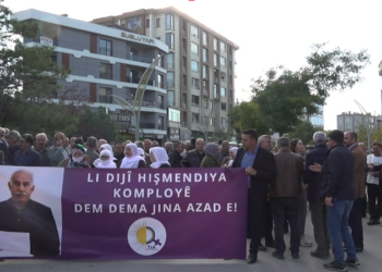 Wan’da 9 Ekim protestosunda Abdullah Öcalan’a özgürlük talebi