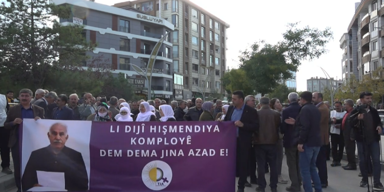 Wan’da 9 Ekim protestosunda Abdullah Öcalan’a özgürlük talebi