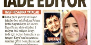 FON VURGUNU | Fatma Betül Kaya ve eşi, vurgun parasının faizini iade etmemiş