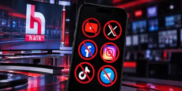 Halk TV’nin sanal medya hesaplarına da erişim engeli getirildi