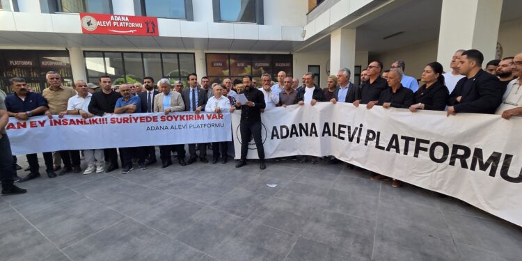 Suriye’de Alevi işçilere dönük saldırılar Adana’da protesto edildi