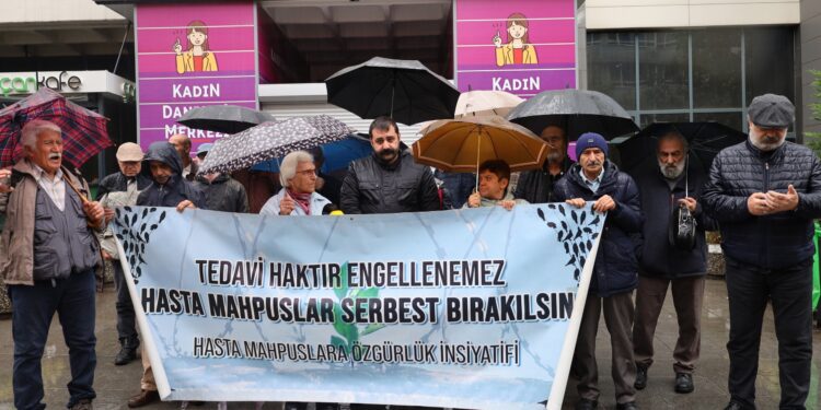 Hasta tutsaklar için 3 kentte eylem