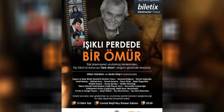 CRR’de Tarık Akan anması: Işıklı Perdede Bir Ömür